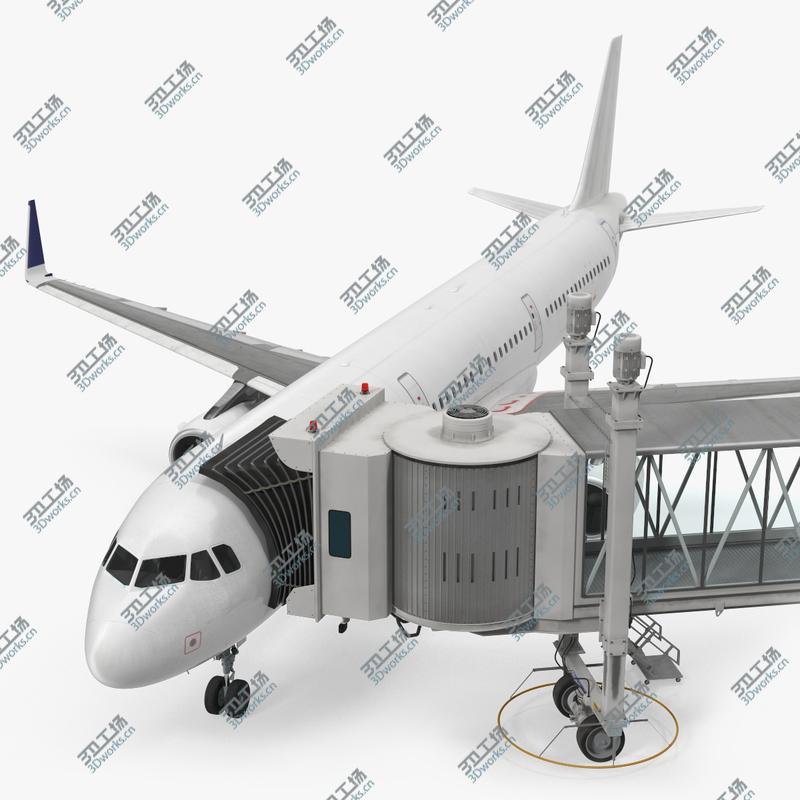 images/goods_img/20210313/Airport Jetway Passenger Bridge with Aircraft 3D model/1.jpg